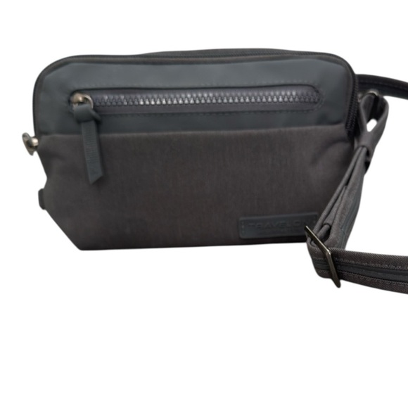 Like New! Travelon Security Travel Gray Crossbody Bag - Picture 1 of 7